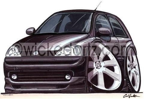 Vauxhall Corsa MK2 Black (Items from £9.50)