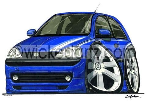 Vauxhall Corsa MK2 Blue (Items from £9.50)