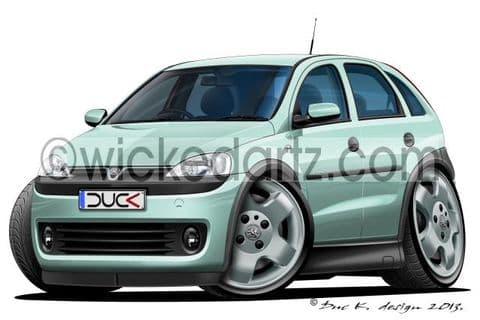 Vauxhall Corsa MK2 (Corsa C) Aqua Blue DK (Items from £9.50)