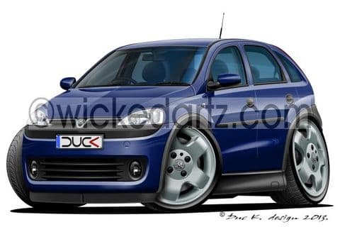 Vauxhall Corsa MK2 (Corsa C) Blue DK (Items from £9.50)