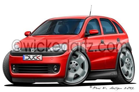 Vauxhall Corsa MK2 (Corsa C) Red DK (Items from £9.50)