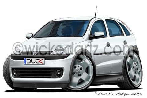 Vauxhall Corsa MK2 (Corsa C) White DK (Items from £9.50)