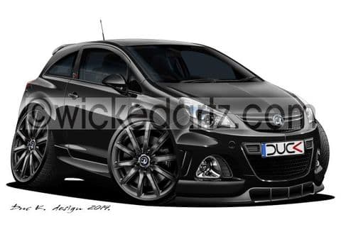 Vauxhall Corsa MK3 'Nurburgring' Black DK (Items from £9.50)