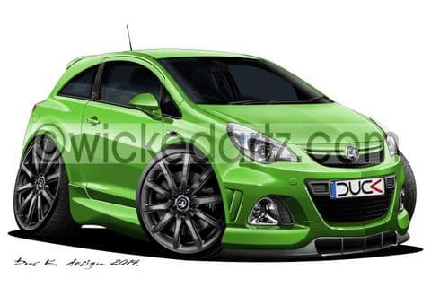 Vauxhall Corsa MK3 'Nurburgring' Green DK (Items from £9.50)