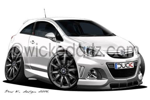 Vauxhall Corsa MK3 'Nurburgring' White DK (Items from £9.50)