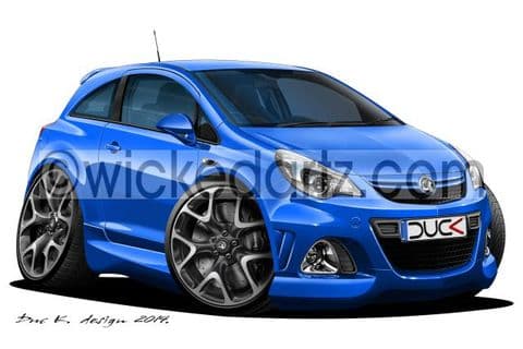 Vauxhall Corsa MK3 VXR (2011) Blue DK (Items from £9.50)
