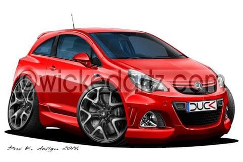 Vauxhall Corsa MK3 VXR (2011) Red DK (Items from £9.50)