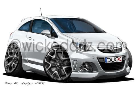 Vauxhall Corsa MK3 VXR (2011) White DK (Items from £9.50)