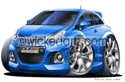 Vauxhall Corsa MK3 VXR Blue DK (Items from £9.50)