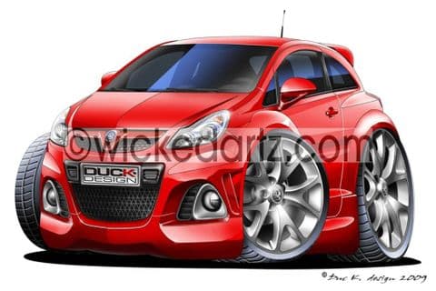 Vauxhall Corsa MK3 VXR Red DK (Items from £9.50)