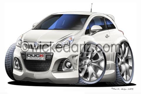 Vauxhall Corsa MK3 VXR White DK (Items from £9.50)