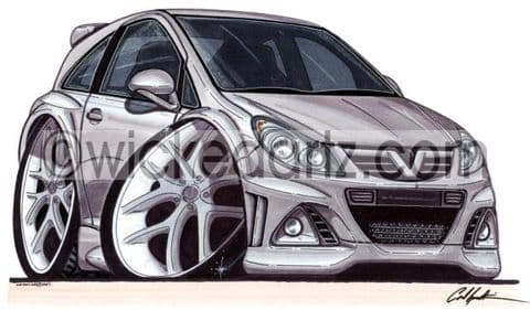 Vauxhall Corsa VXR Silver (Items from £9.50)