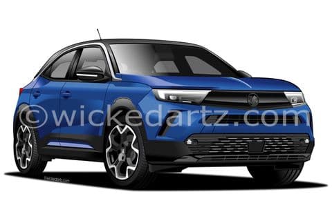 Vauxhall Mokka 2021+ Blue (Items from £9.50)