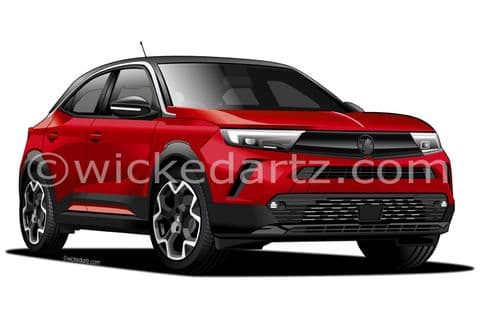 Vauxhall Mokka 2021+ Dark Red (Items from £9.50)