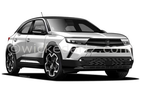 Vauxhall Mokka 2021+ White (Items from £9.50)