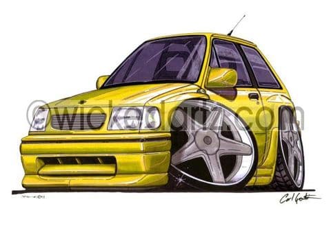 Vauxhall Nova Yellow (Items from £9.50)