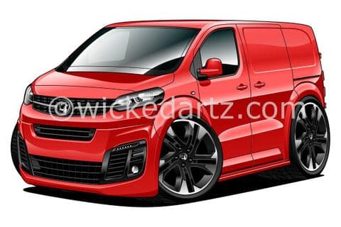 Vauxhall Vivaro Van 2019+ Red (Items from £9.50)