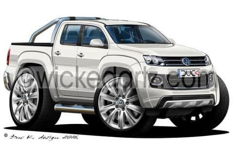 Volkswagen Amarok Pick Up White DK (Items from £9.50)