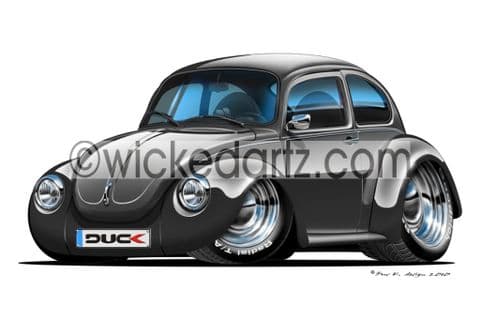 Volkswagen Beetle Super Black DK (Items from £9.50)
