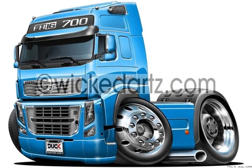 Volvo FH16 700 Truck Blue DK (Items from £9.50)