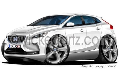 Volvo V40 White DK (Items from £9.50)