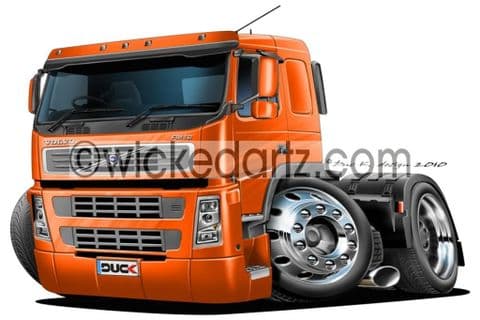 Volvo VM12 Cab Unit Orange DK (Items from £9.50)