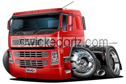 Volvo VM12 Cab Unit Red DK (Items from £9.50)