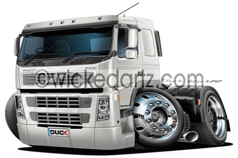 Volvo VM12 Cab Unit White DK (Items from £9.50)