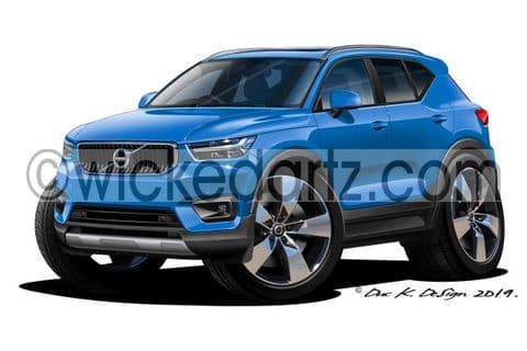Volvo XC40 SUV Blue DK (Items from £9.50)