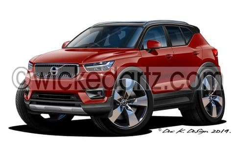 Volvo XC40 SUV Burgundy DK (Items from £9.50)
