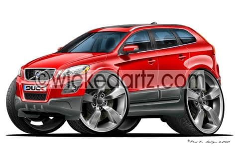 Volvo XC60 SUV Red DK (Items from £9.50)