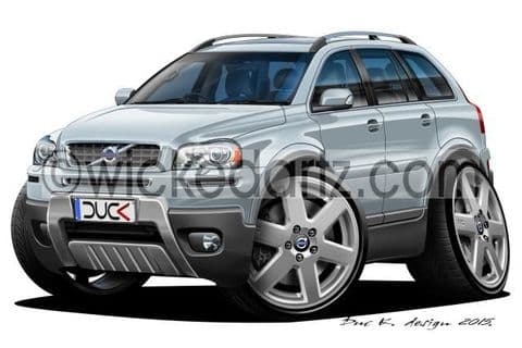 Volvo XC90 SUV Silver DK (Items from £9.50)