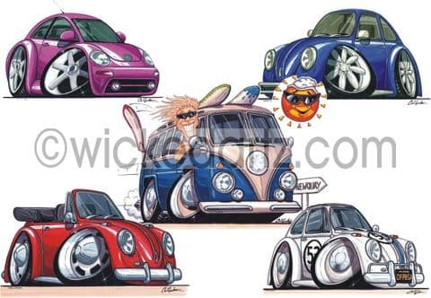 VW 5 Beetles (Items from £9.50)