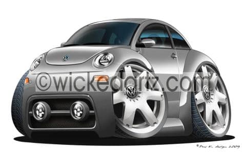 VW Beetle Dark Silver DK (Items from £9.50)
