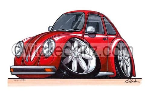 VW Beetle MK2 Red (Items from £9.50)