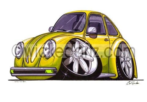 VW Beetle MK2 Yellow (Items from £9.50)