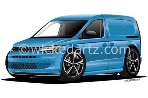 VW Caddy Cargo Van 2021+ Blue (Items from £9.50)