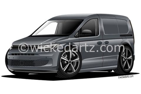 VW Caddy Cargo Van 2021+ Grey (Items from £9.50)