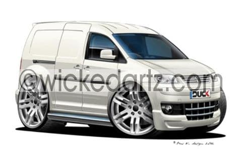 VW Caddy Sportline White DK (Items from £9.50)