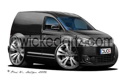 VW Caddy Van 2010+ Black DK (Items from £9.50)