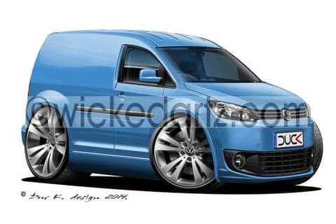 VW Caddy Van 2010+ Blue DK (Items from £9.50)