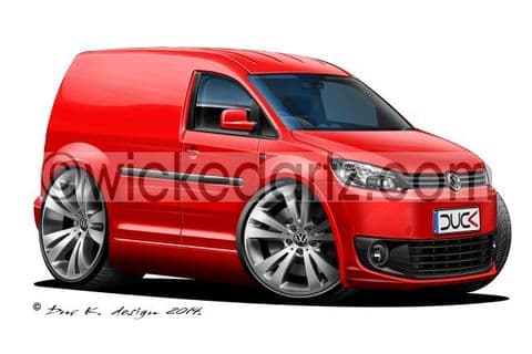 VW Caddy Van 2010+ Red DK (Items from £9.50)