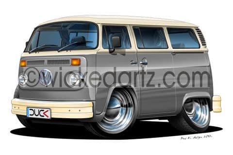 VW Camper T2 Grey DK (Items from £9.50)