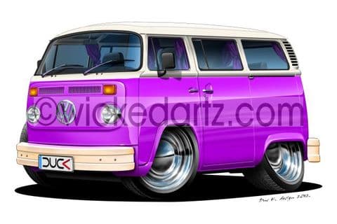 VW Camper T2 Lilac DK (Items from £9.50)