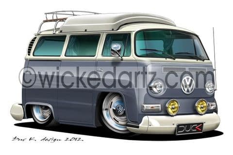 VW Camper T2 w/raising roof Grey DK (Items from £9.50)