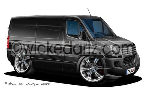 VW Crafter LWB Van 2011+ Black DK (Items from £9.50)