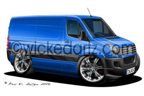 VW Crafter LWB Van 2011+ Blue DK (Items from £9.50)