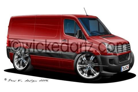 VW Crafter LWB Van 2011+ Burgundy DK (Items from £9.50)