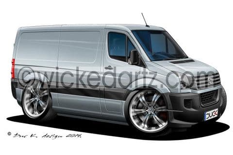 VW Crafter LWB Van 2011+ Silver DK (Items from £9.50)