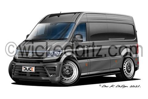 VW Crafter LWB Van 2017+ Black DK (Items from £9.50)